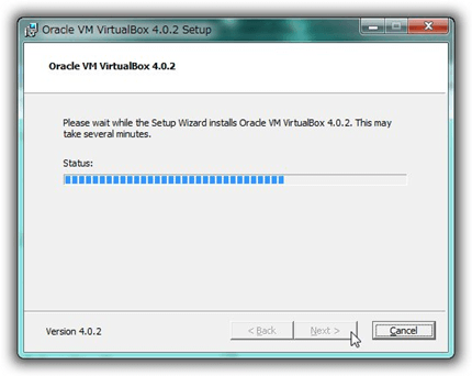 VirtualBoxのインストール for Windows7